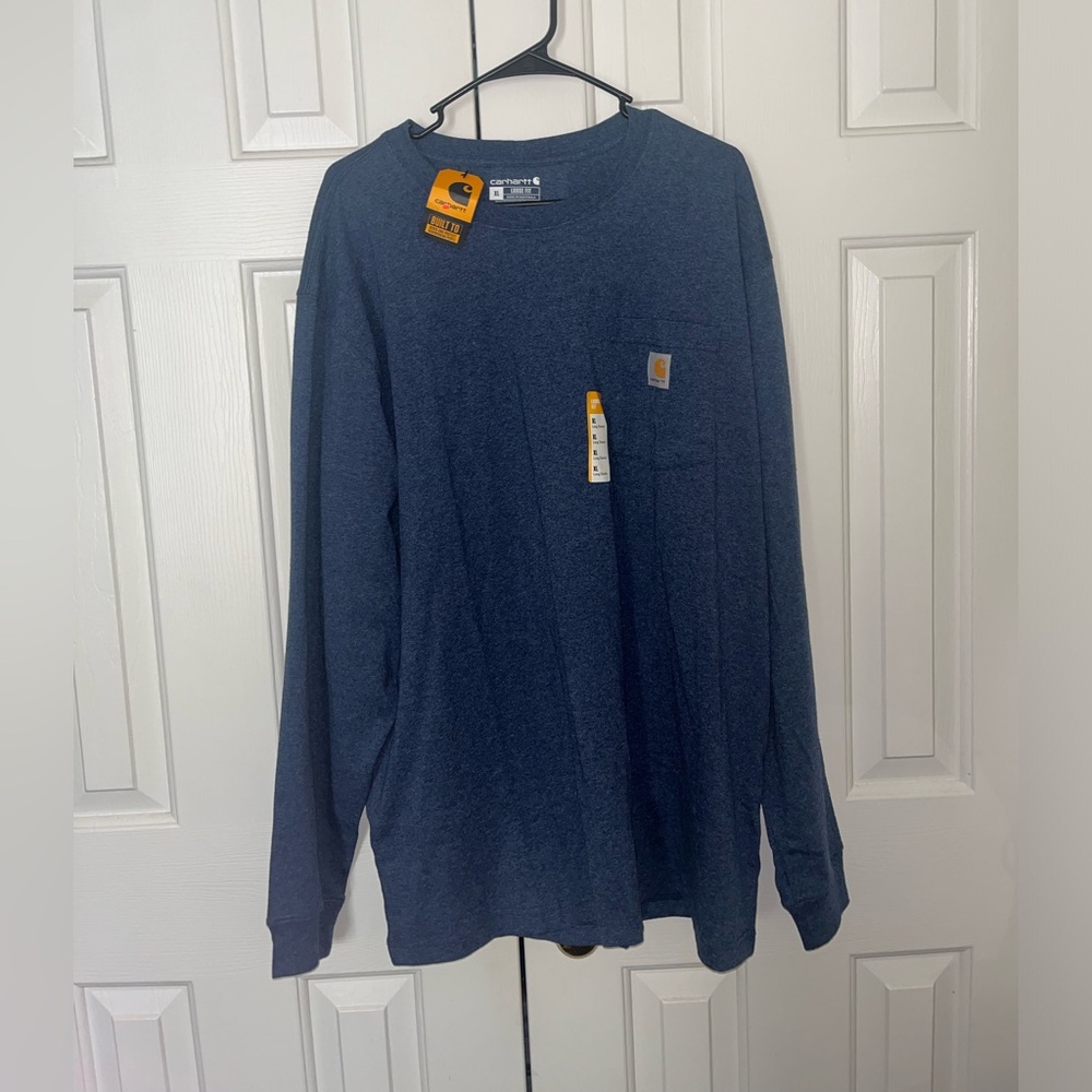 Carhartt Blue Longsleeve tshirt